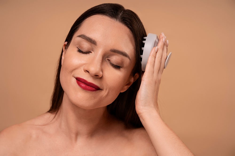 scalp massage improves scalp health