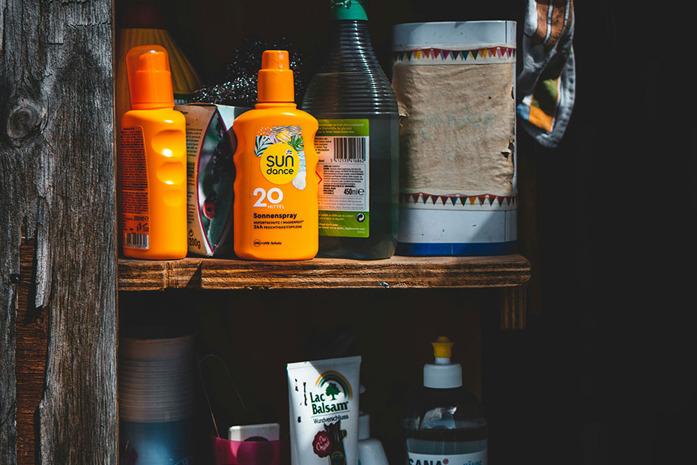 correctly store your sunscreen