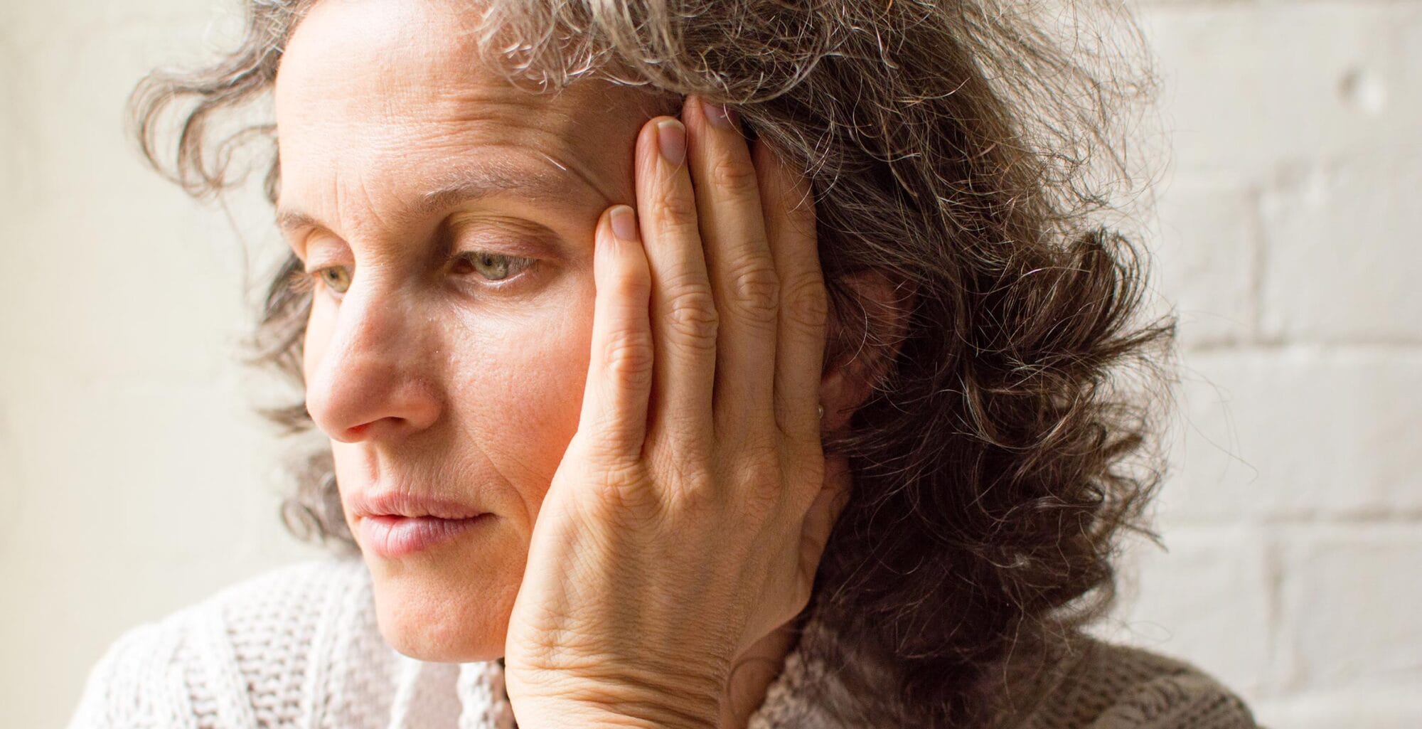 tired skin over youthful looks