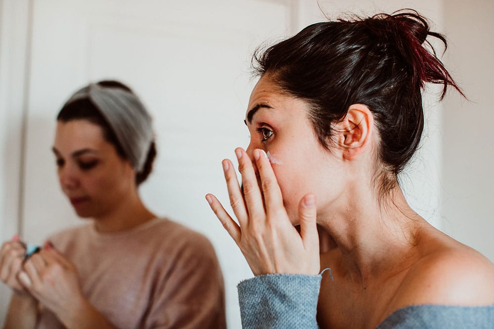 caring for oily skin